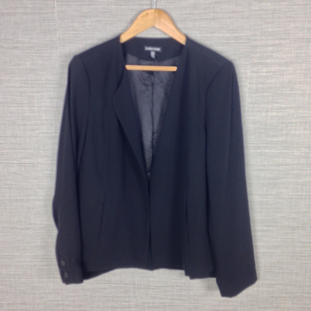Eileen Fisher Open Front Jacket - image 1